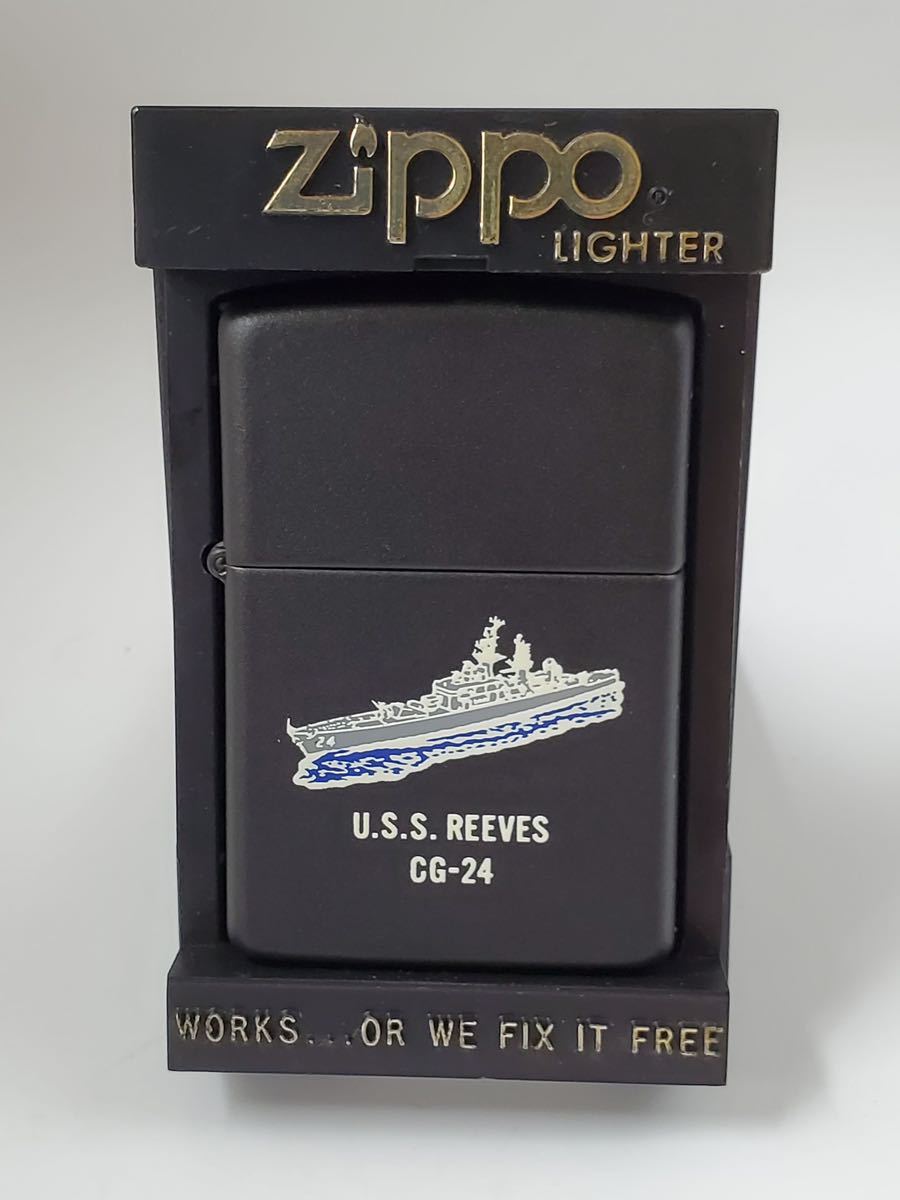 1円スタート ZIPPO ジッポー U.S.S. REEVES CG-24 米国海軍 ミサイル 