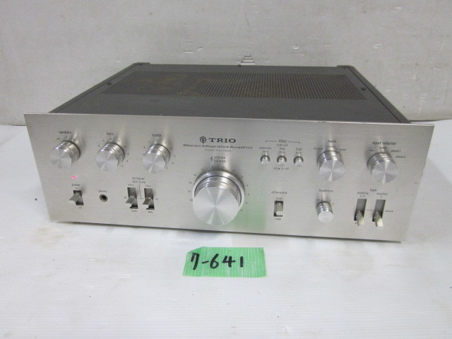 最新作，新作登場 7-641 TRIO ステレオアンプ KA-7300(その他)｜売買されたオークション情報、yahooの商品情報をアーカイブ公開 - オークファン その他