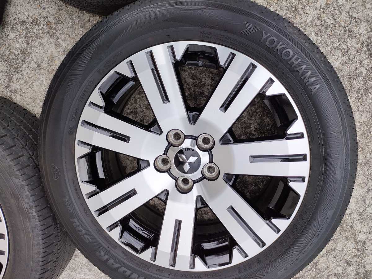 三菱 18インチ デリカ 中古純正ホイール 三菱デリカD5(後期) 4本セット225⁄