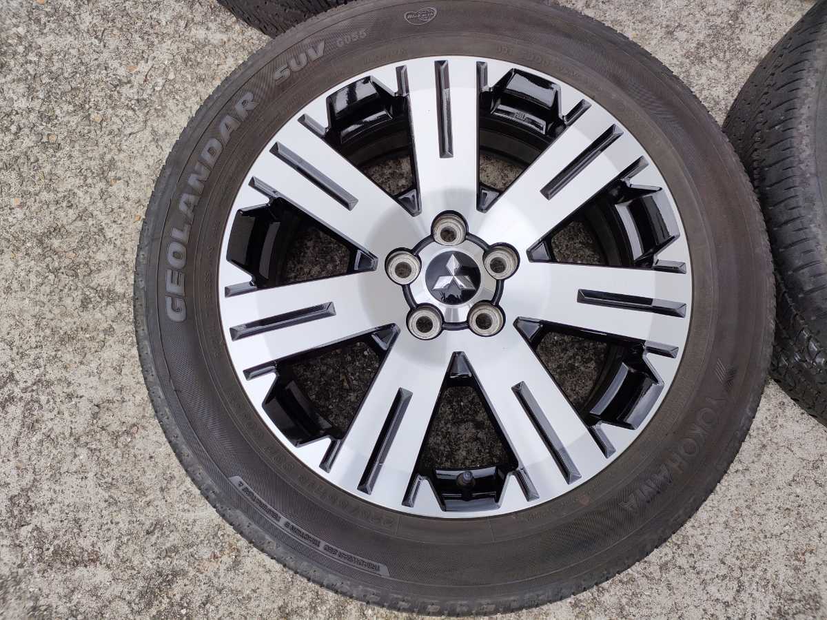 三菱デリカD5 新車外し純正ホイール１本 Yahoo!オークション -「デリカd5 純正 新車外し」の落札相場・落札価格