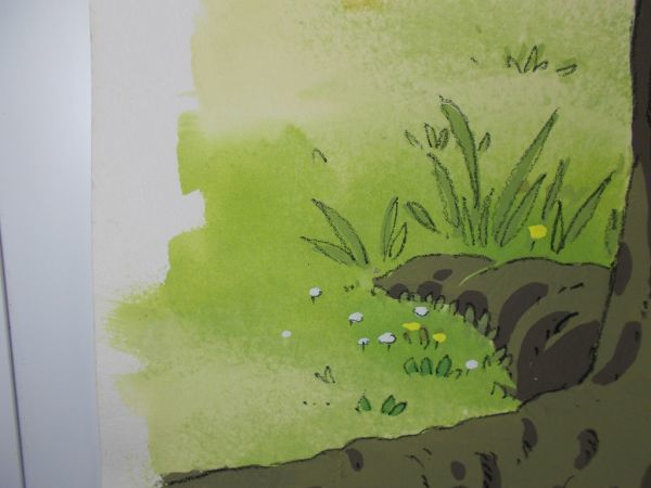 セル画 背景 レイアウト付 ちびまる子ちゃん さくらももこ 1990年 日本