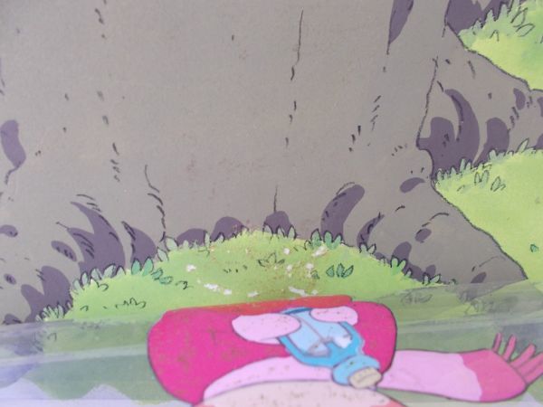 セル画 背景 レイアウト付 ちびまる子ちゃん さくらももこ 1990年 日本