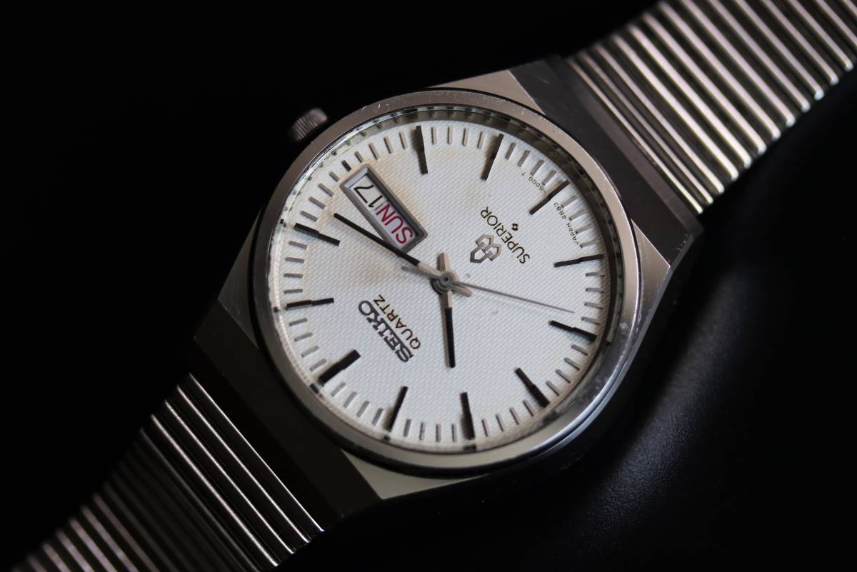 希少品☆特価～☆電池交換済 稼働中 SEIKO SUPERIOR スーペリア 