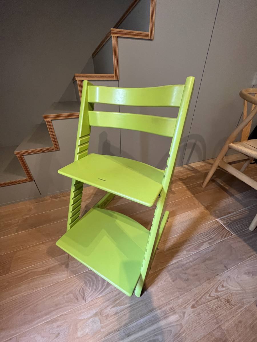 STOKKE ストッケ TRIPP TRAPP トリップトラップ グリーン 中古品 7年間 
