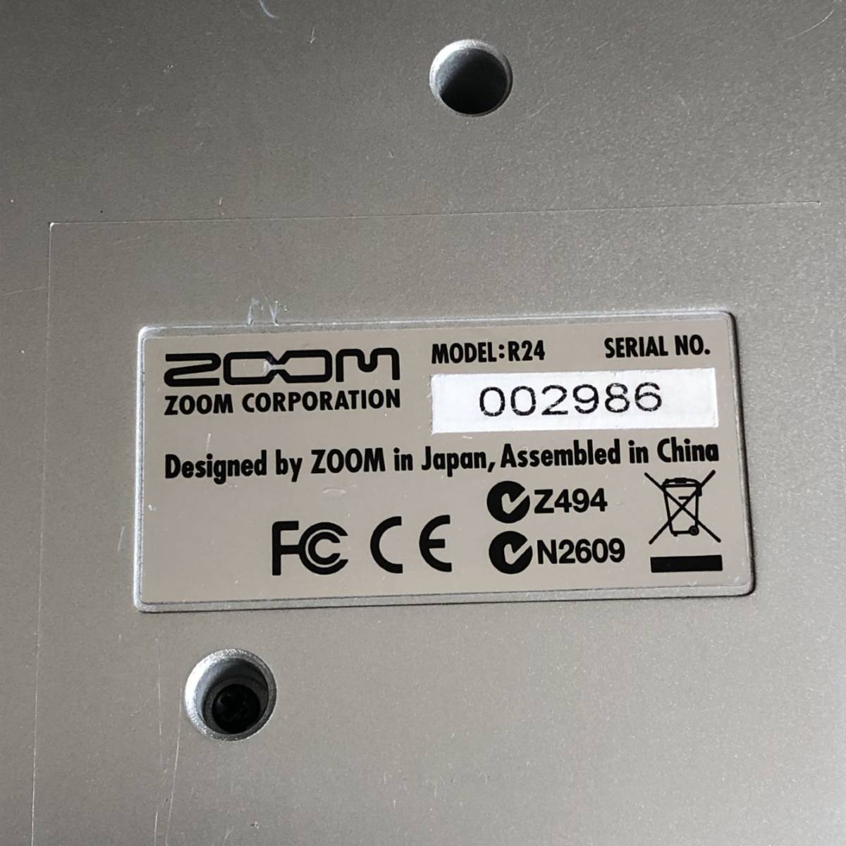 ZOOM R24 マルチトラックレコーダー 動作未確認 ジャンク R24 マルチ