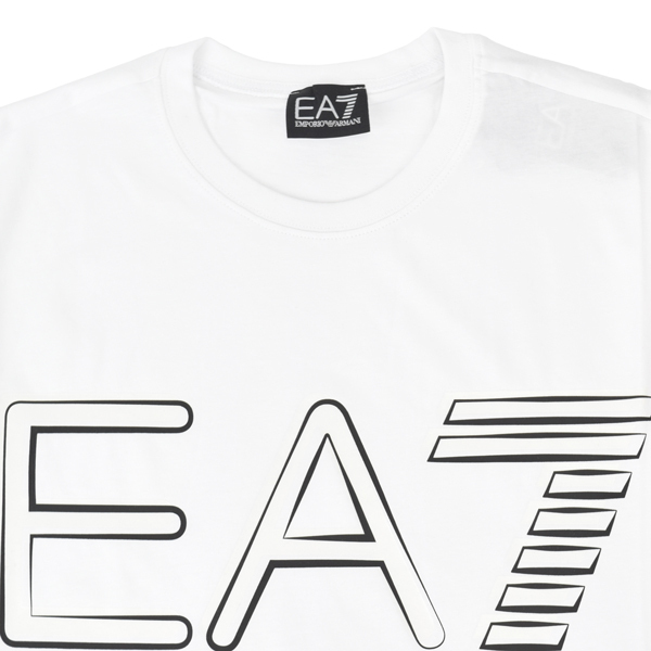 EMPORIO ARMANI EA7 大きいサイズ ARMANI（エンポリオアルマーニ）の「EMPORIO 2WAY 新品【XLサイズ】EA7 エンポリオ・アルマーニ ビッグ ロゴ プリント Tシャツ/ホワイト/3LPT20 PJFFZ 1100