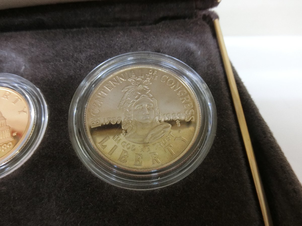 Yahoo!オークション (貨幣) コインセット アメリカ議会開設200年記念 2