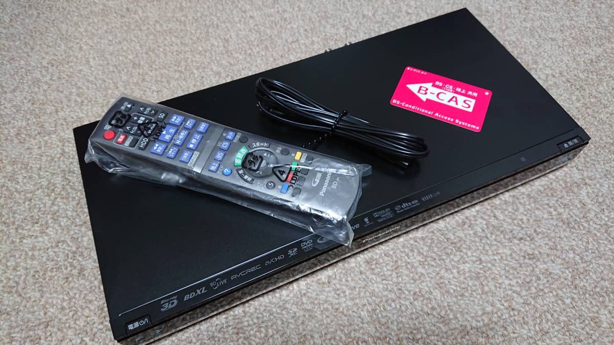Panasonic ブルーレイ DIGA DMR-BZT600-K 3TB Panasonic DIGA