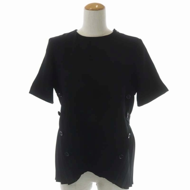 正規品，本物保証 エズミ EZUMi バックプリーツブラウス プルオーバー 半袖 切替 F 黒 ブラック /ES OS レディース(Mサイズ)｜売買されたオークション情報、yahooの商品情報をアーカイブ公開 - オークファン Mサイズ