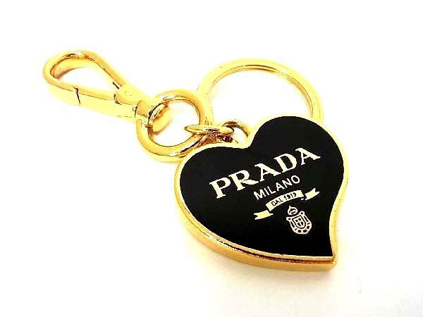 プラダ PRADA キーリング ハート キーホルダー ハートの通販 ハート