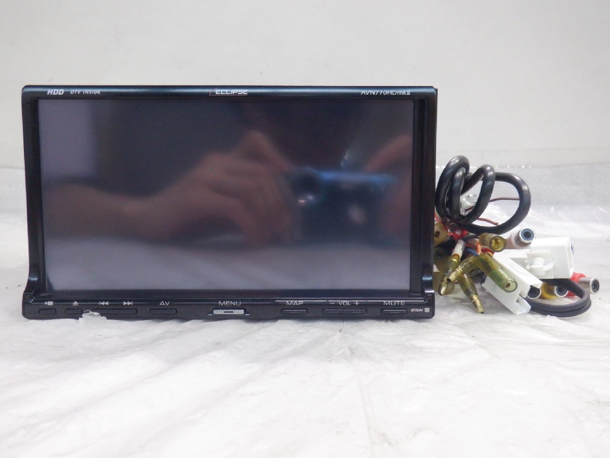 作動確認済 ECLIPSE イクリプス カーナビゲーション HDDナビ AVN770HD mkⅡ 地図データ：2010年(HDDナビ)｜売買されたオークション情報、yahooの商品情報をアーカイブ公開 - オークファン HDDナビ