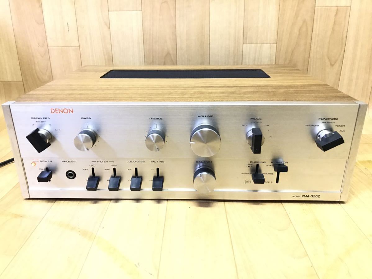 本物保証，格安 長野発 DENON PMA-350Z プリメインアンプ デノン 現状ジャンク品 壊れあり(DENON)｜売買されたオークション情報、yahooの商品情報をアーカイブ公開 - オークファン DENON