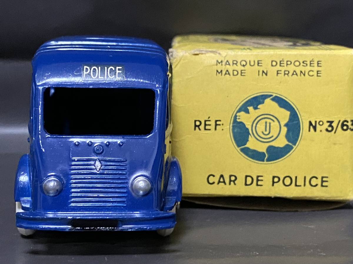 ミニカー CIJ 3/61 RENAULT 1000 KGS POLICE original】 仏 C.I.J. #3/63 Renault 1000kg Police CIJ セーイージー