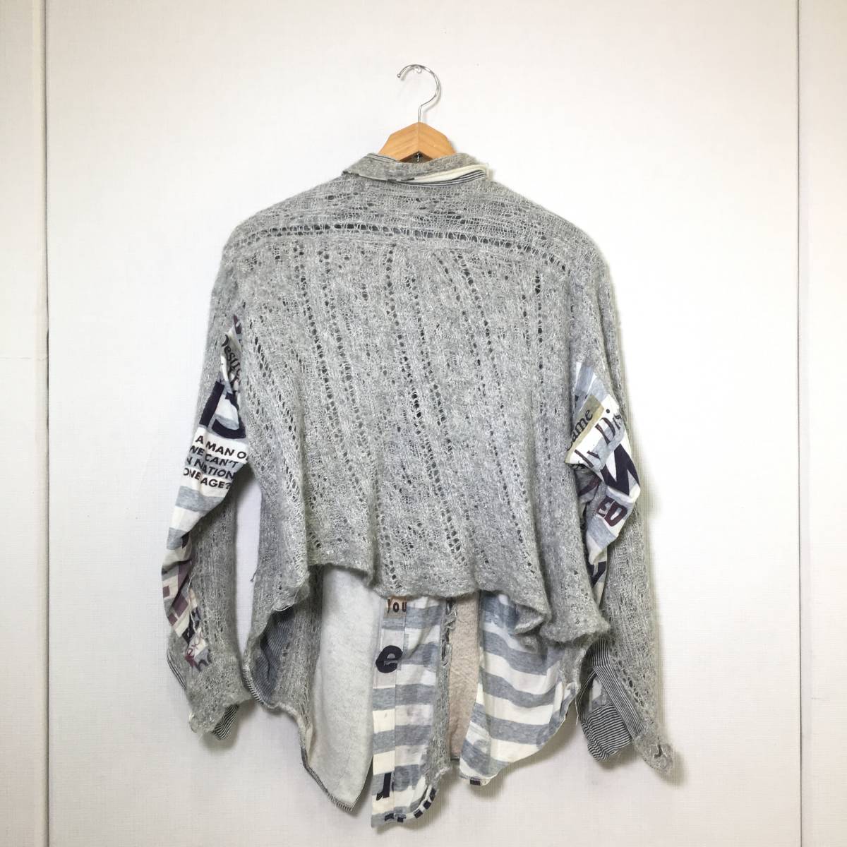 NOZOMI ISHIGURO ノゾミイシグロ NOZOMIISHIGURO ⁄ ニットシャツ XL 