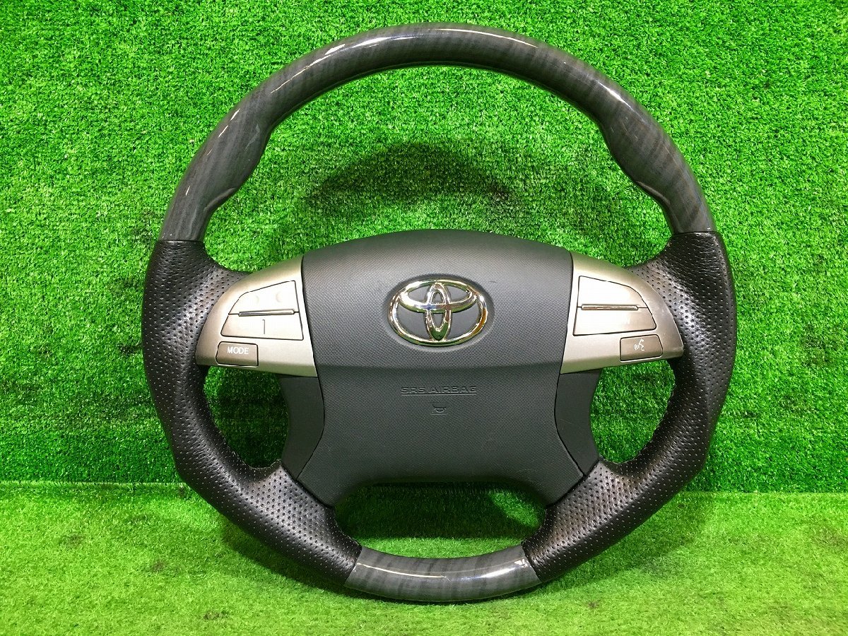 【品質保証，SALE】 新N管理70598 H18 エスティマ アエラス GSR50W 社外 ウッドコンビ ステアリング エアバッグカバー付 SRSインフレーター欠品(ステアリング、ハンドル関連用品)｜売買されたオークション情報、yahoo トヨタ用