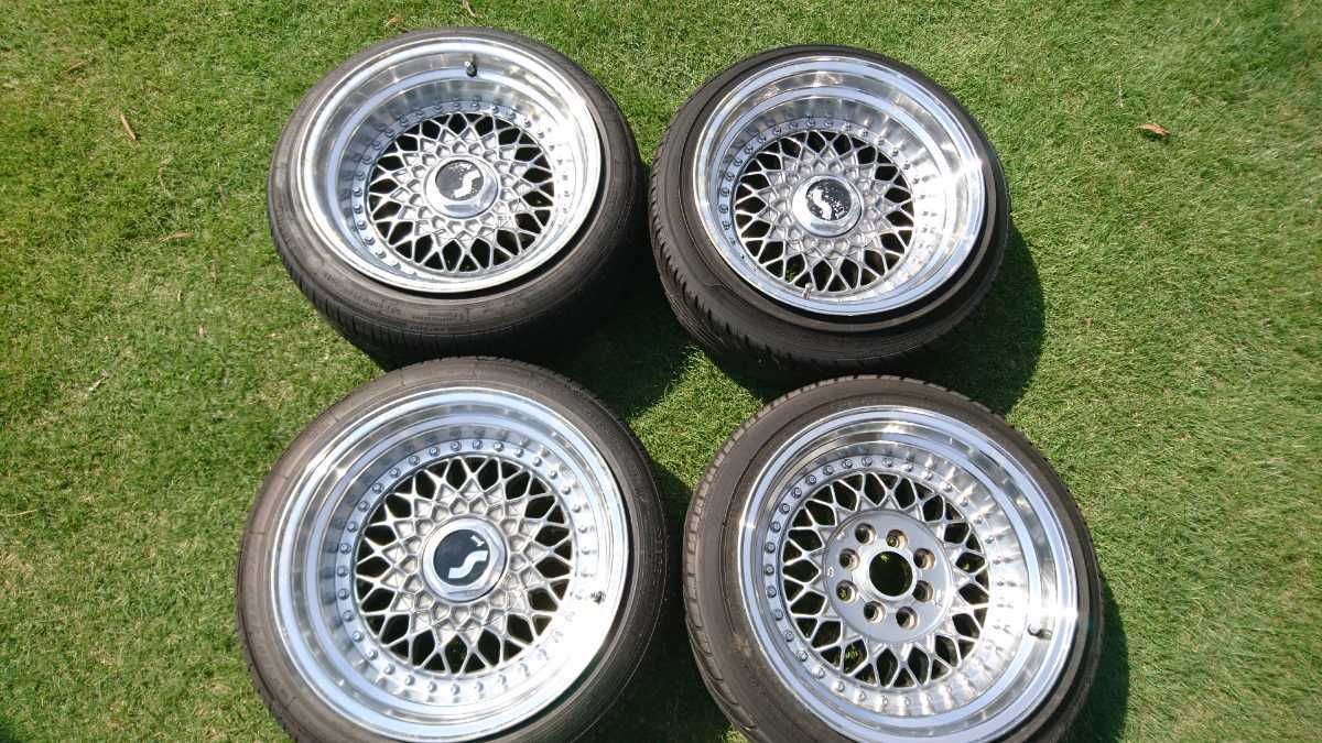 スタンスコンセプト 15インチ 8J±0 4穴 PCD100(社外品)｜売買された 