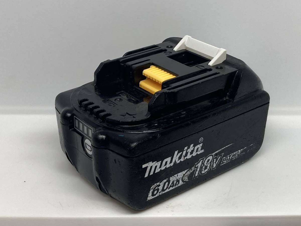 【送料0】純正！マキタ バッテリー 18v 6.0Ah【BL1860B】残量表示あり　税無　 Makita 　/4808 マキタ バッテリー 6.0Ah 純正充電器対応4個セット インパクトドライバー 充電工具セットからのバラし品です。カ