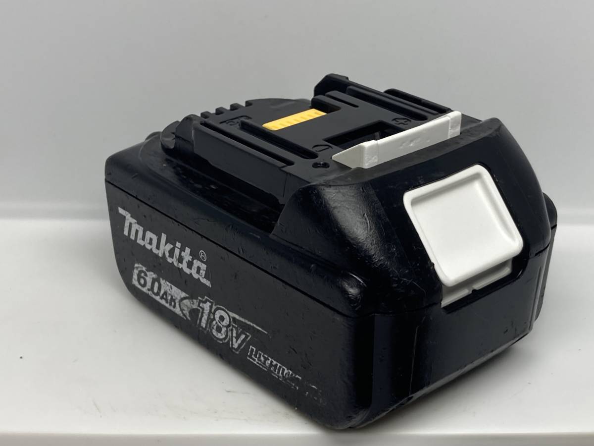 【送料0】純正！マキタ バッテリー 18v 6.0Ah【BL1860B】残量表示あり　税無　 Makita 　/4808 マキタ バッテリー 6.0Ah 純正充電器対応4個セット インパクトドライバー 充電工具セットからのバラし品です。カ
