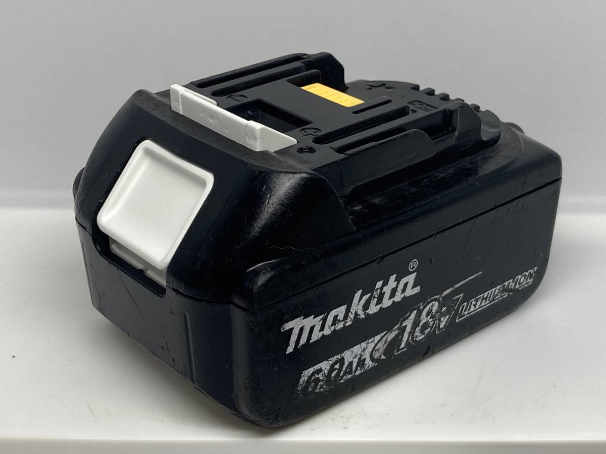 【送料0】純正！マキタ バッテリー 18v 6.0Ah【BL1860B】残量表示あり　税無　 Makita 　/4808 マキタ バッテリー 6.0Ah 純正充電器対応4個セット インパクトドライバー 充電工具セットからのバラし品です。カ