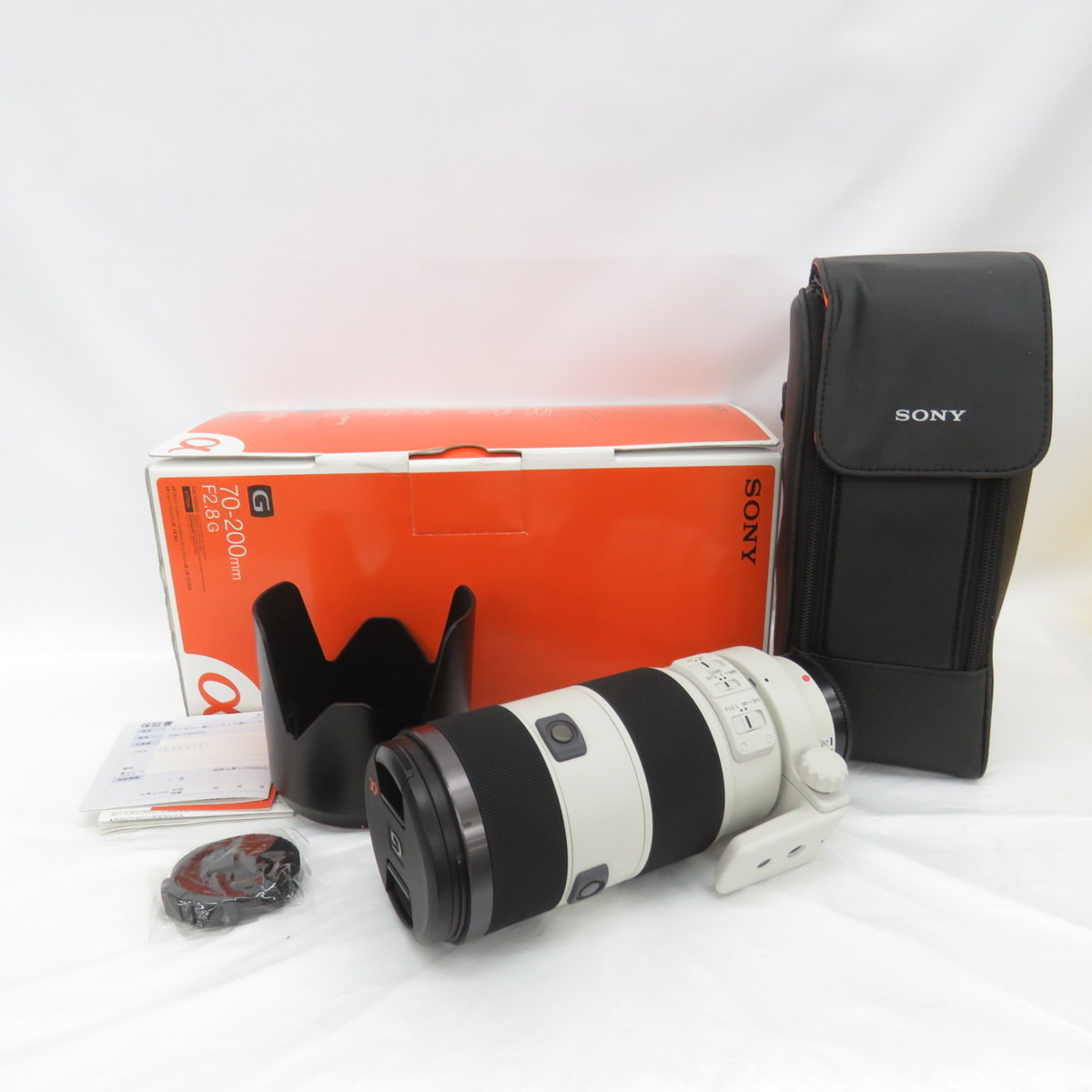 美品】SONY ソニー カメラレンズ 70-200mm F2.8 G SAL70200G 11052942 