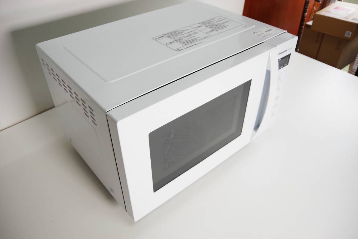 展示品・未使用 NE-FL100-W 単機能レンジ フラット ホワイト ［22L /50