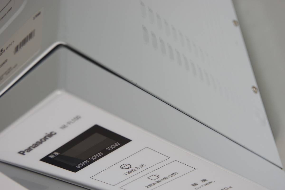 展示品・未使用 NE-FL100-W 単機能レンジ フラット ホワイト ［22L /50
