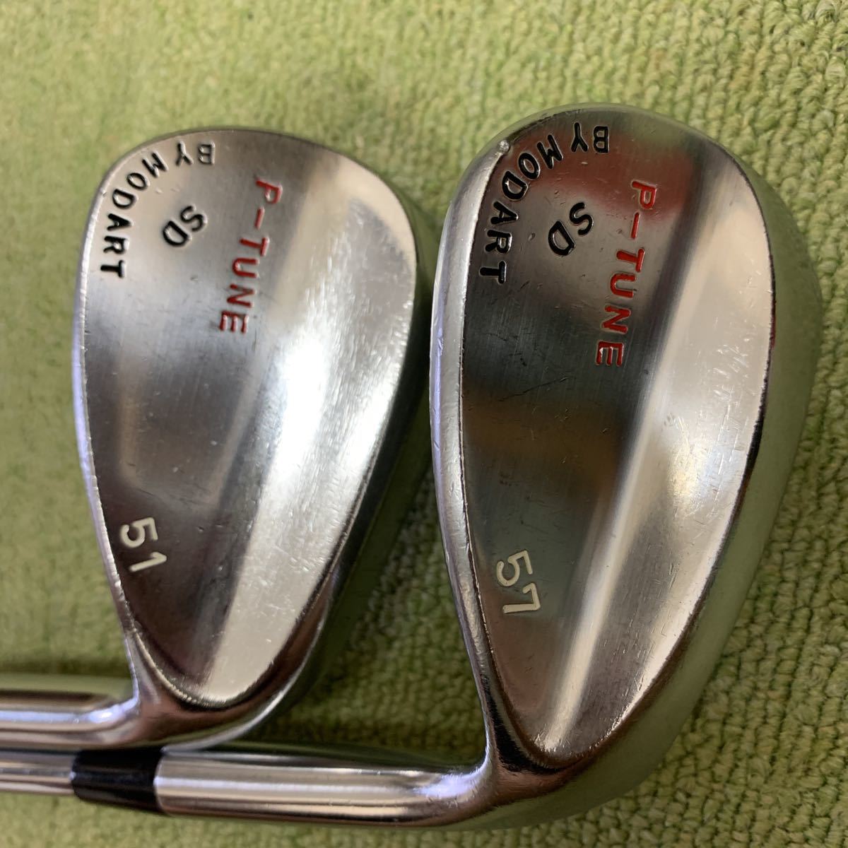 U791 P-TUNE BY MODART SD 51° 57° 2本セット NSモーダス TOUR130 