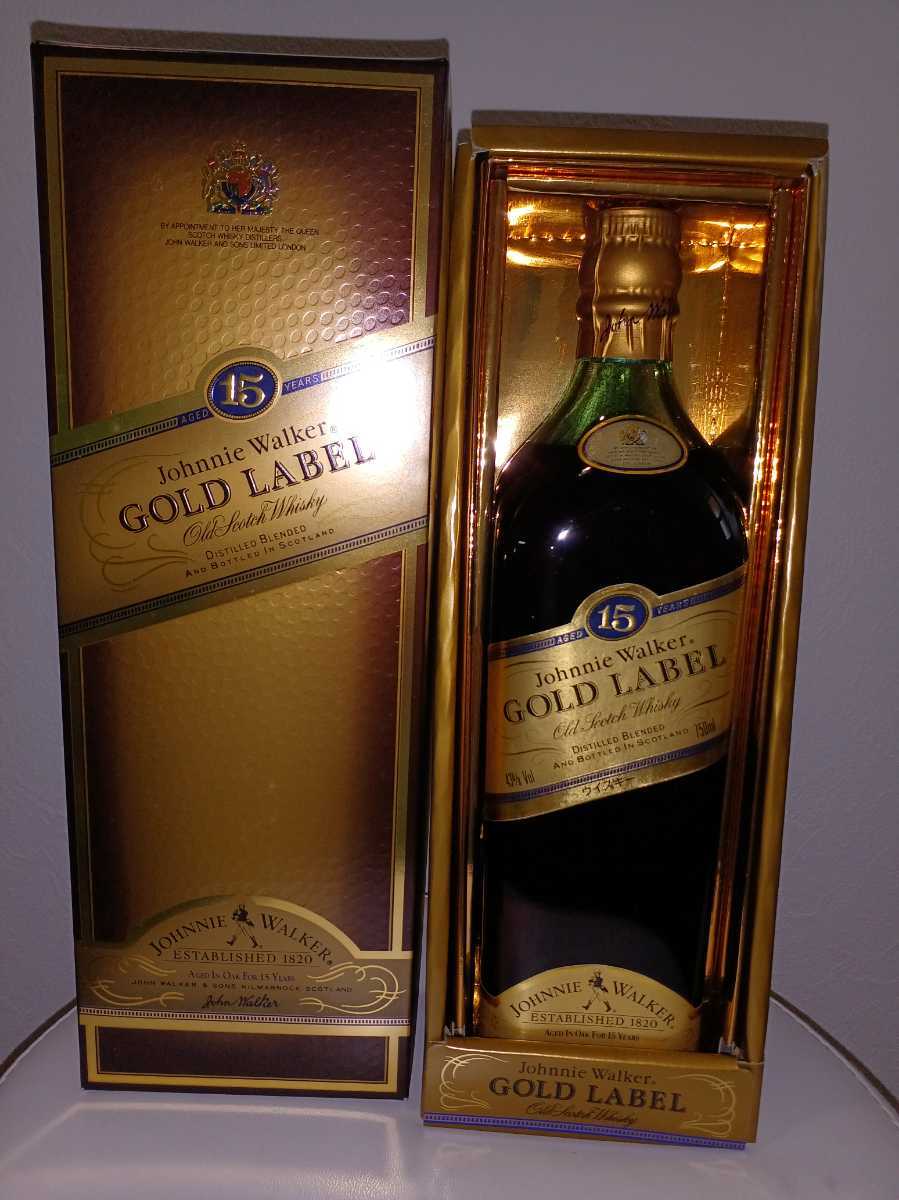 15years GOLD LABEL ジョニーウォーカー スコッチウイスキー 古酒