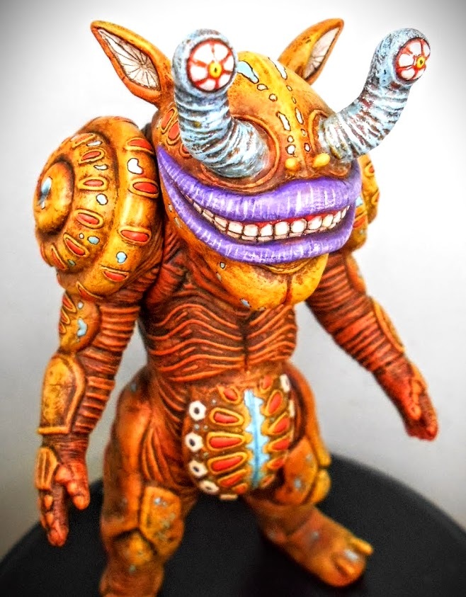 ウルトラ怪獣シリーズ 健啖宇宙人ファントン星人(ソフビ) リペイント