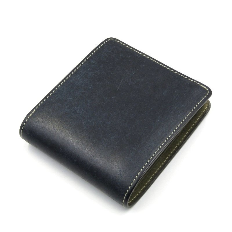 CORBO コルボ 二つ折り財布 CT-9361 コレクターズ別注 プエブロ SLATE 日本製 ネイビー 紺 24001508