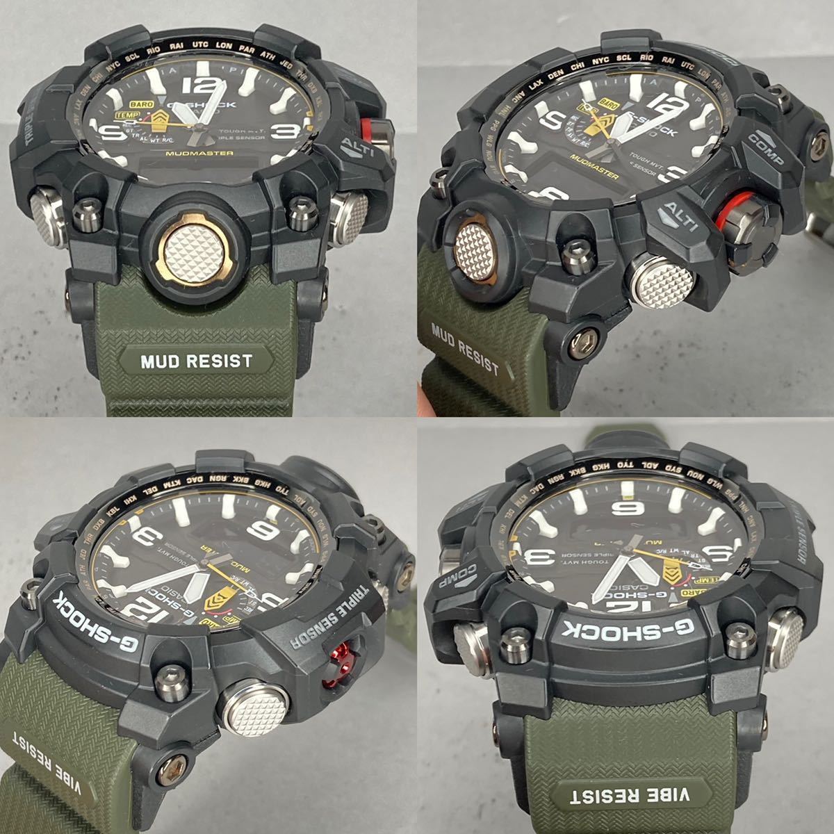極美品 箱説付G-SHOCK GWG-1000-1A3JF MUDMASTERマッドマスター タフ 