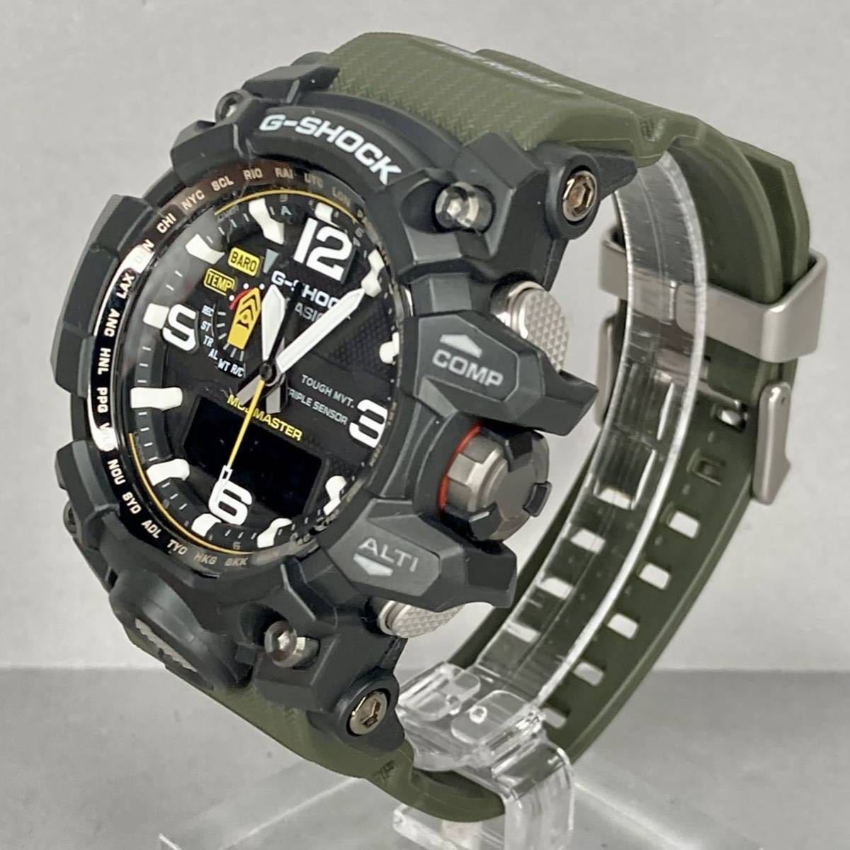 極美品 箱説付G-SHOCK GWG-1000-1A3JF MUDMASTERマッドマスター タフ 