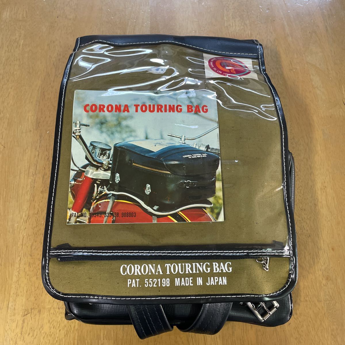 コロナツーリングバッグ 新品 当時物 タンクバッグ CORONA 旧車 