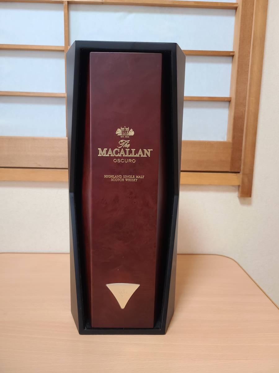 空き瓶】THE MACALLAN OSCURO ザ マッカラン オスクーロ 1824 【送料