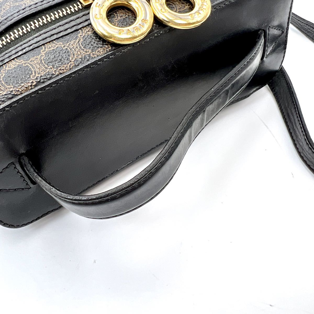 1円〜 CELINE セリーヌ ハンドバッグ バニティ 2WAY ショルダー付き