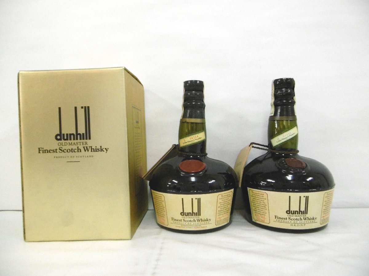 古酒 未開栓 dunhill Old Master XA 洋酒2本 古酒 未開栓 2本セット dunhill ダンヒル OLD MASTER オールド