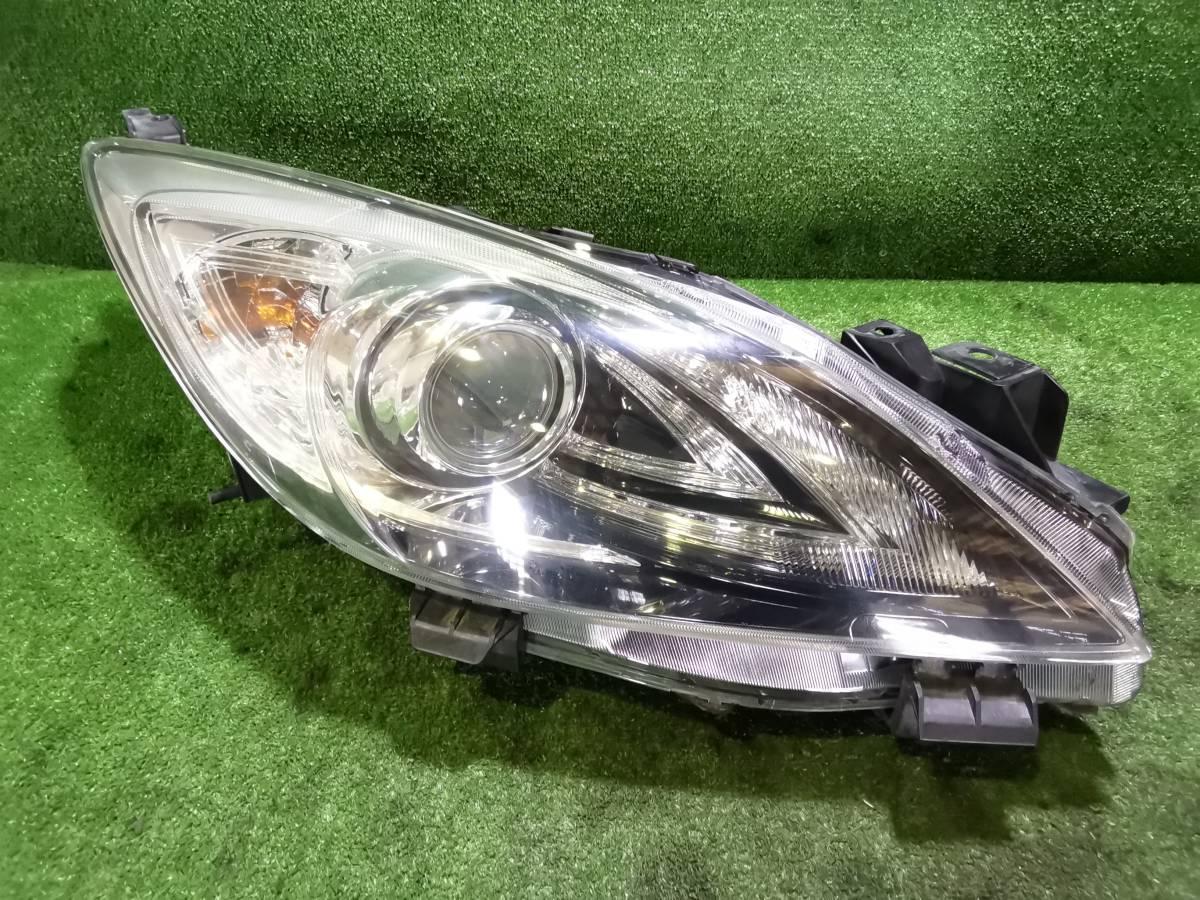 マツダ BL5FW アクセラ スポーツ 左右ヘッドライト HID 点灯確認済み