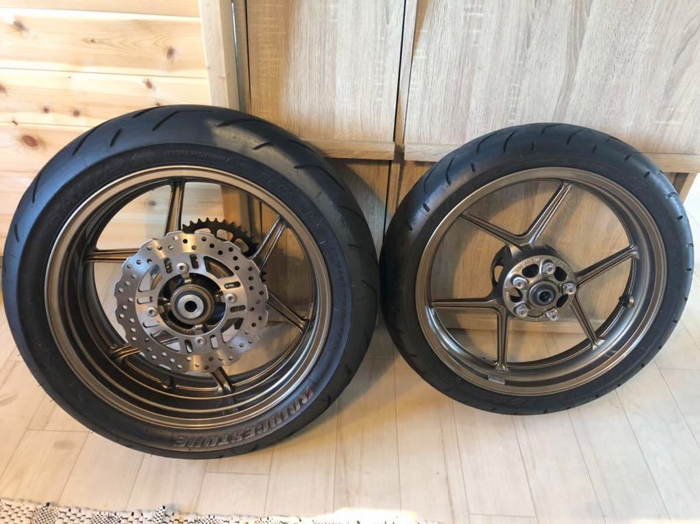 美品 Ninja1000 Z1000 純正 ホイール 前後セット タイヤつき