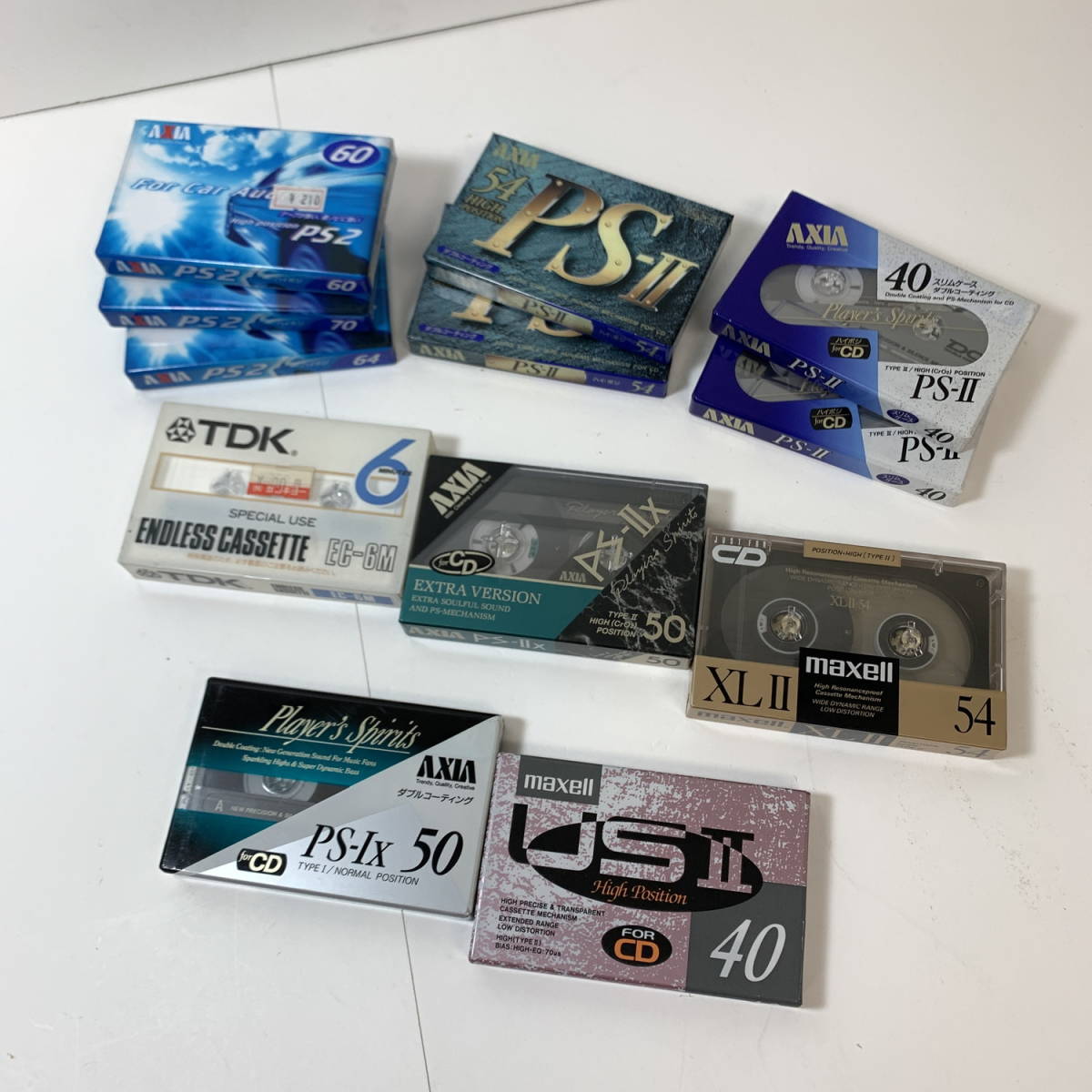 【100%新品，安い】 maxell マクセル TDK ティーディーケイ AXIA アクシア カセットテープ 12本 K0727-4(記録媒体)｜売買されたオークション情報、yahooの商品情報をアーカイブ公開 - オークファン 記録媒体