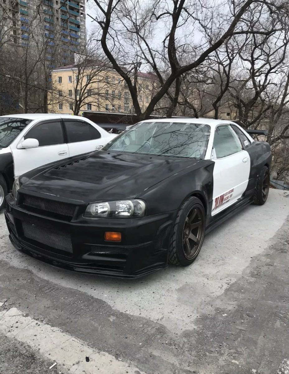BNR34 Z-TUNE風フロントフェンダー ER34 R34 GTR Zチューン Nismo 