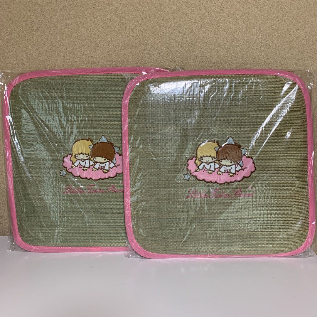 即決 新品未開封 キキララ 井草 い草 座布団 クッション 2個セット
