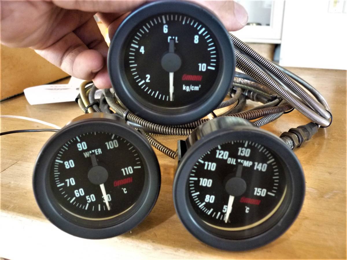 大森 メーター（車用品・バイク用品）の通販 大森 機械式 3連 メーター 