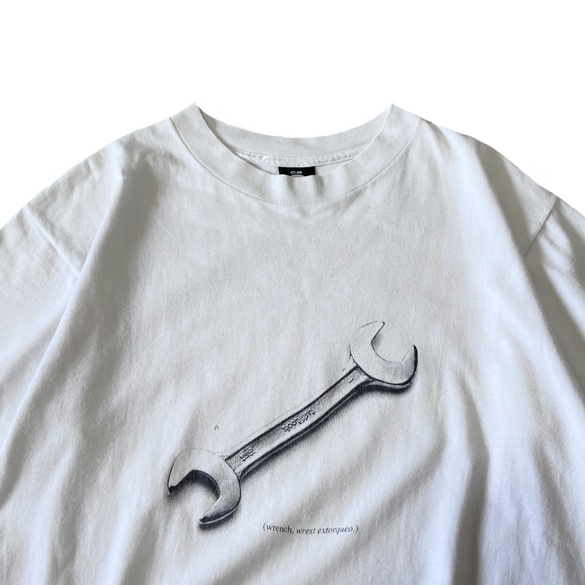 新作入荷，格安 90s tuff tools wrench レンチ 工具 Tシャツ USA製 vintage ヴィンテージ シングルステッチ(文字、ロゴ)｜売買されたオークション情報、yahooの商品情報をアーカイブ公開 - オークファン Lサイズ