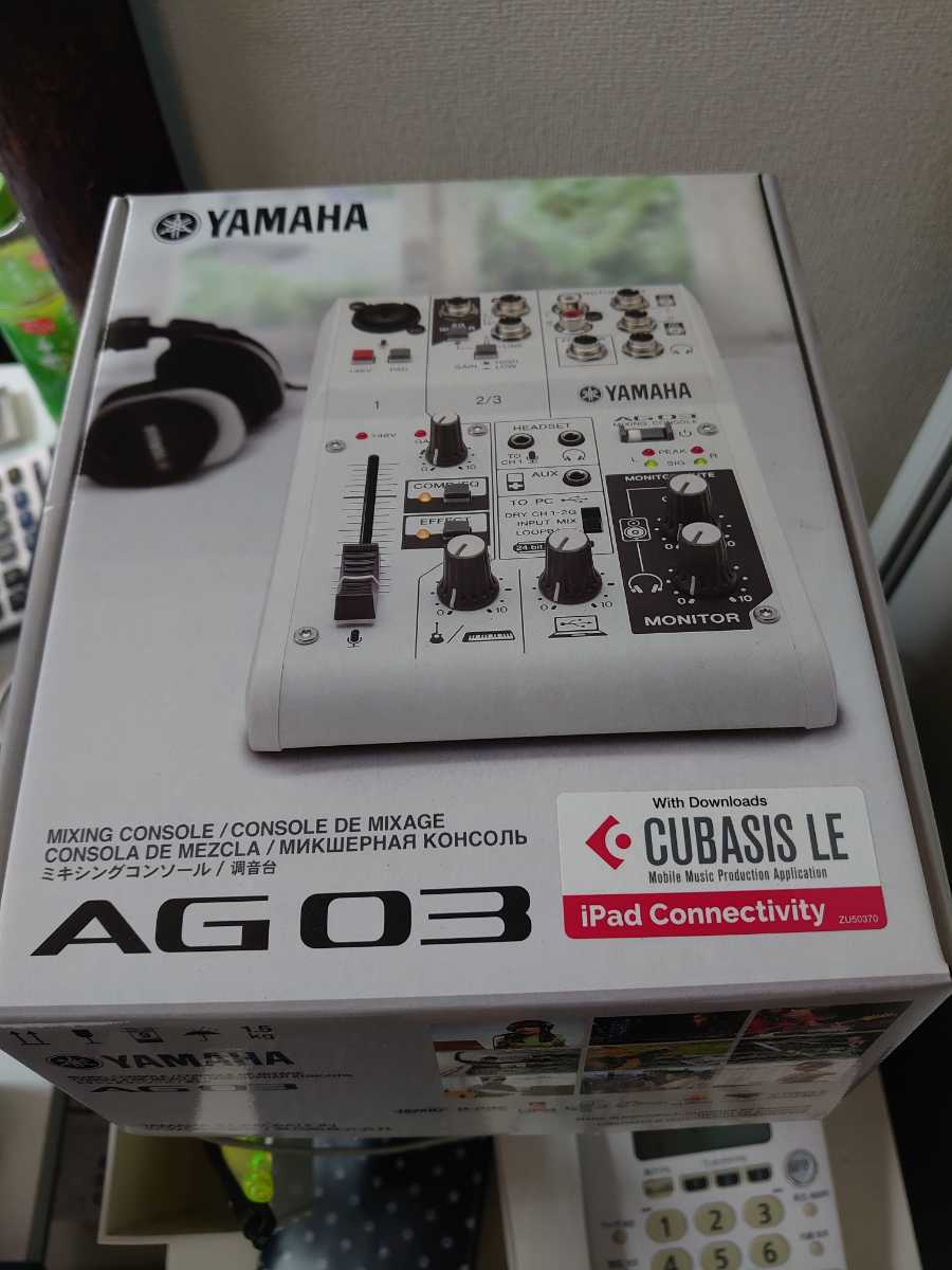YAMAHA ヤマハ AG03/ウェブキャスティングミキサー/未使用