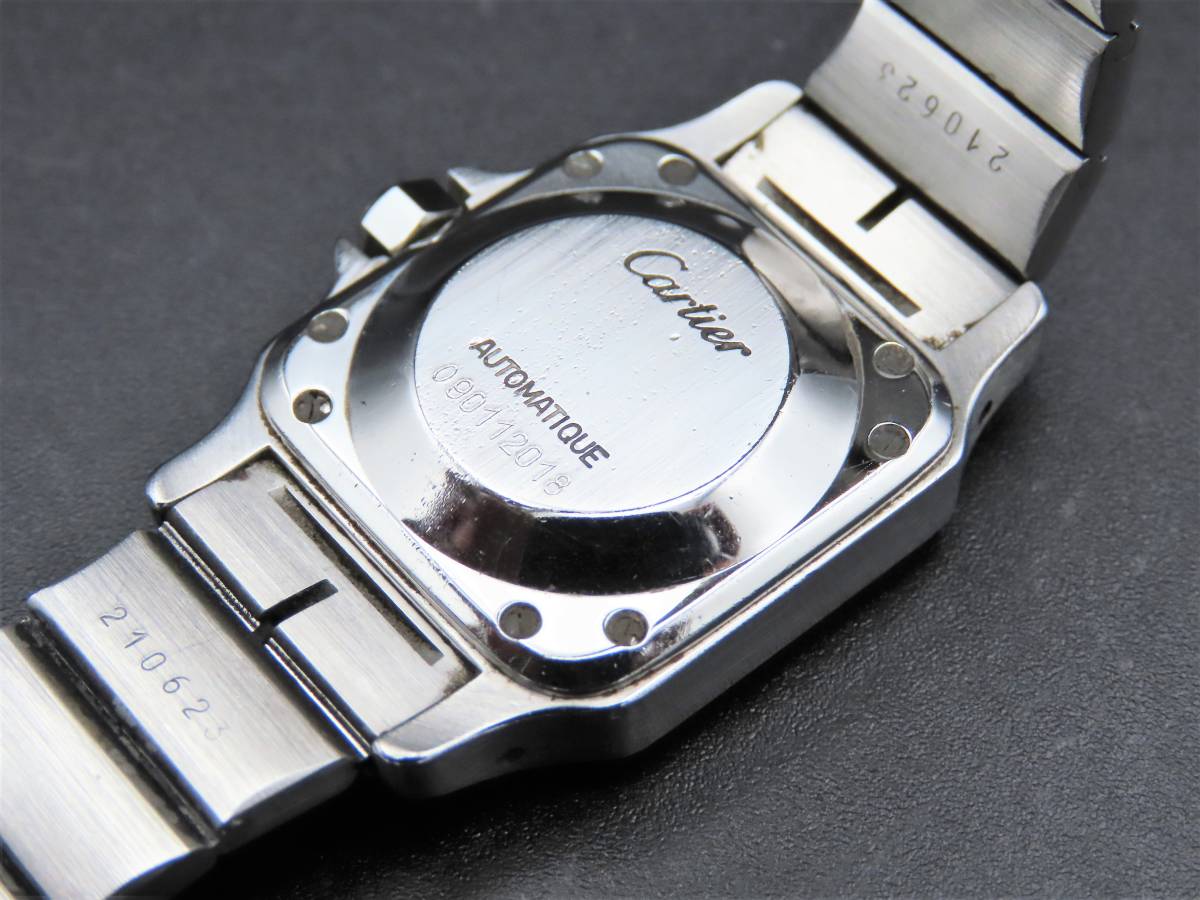 1円～! 稼動品☆正規品 CARTIER カルティエ サントスガルベSM 自動巻き 