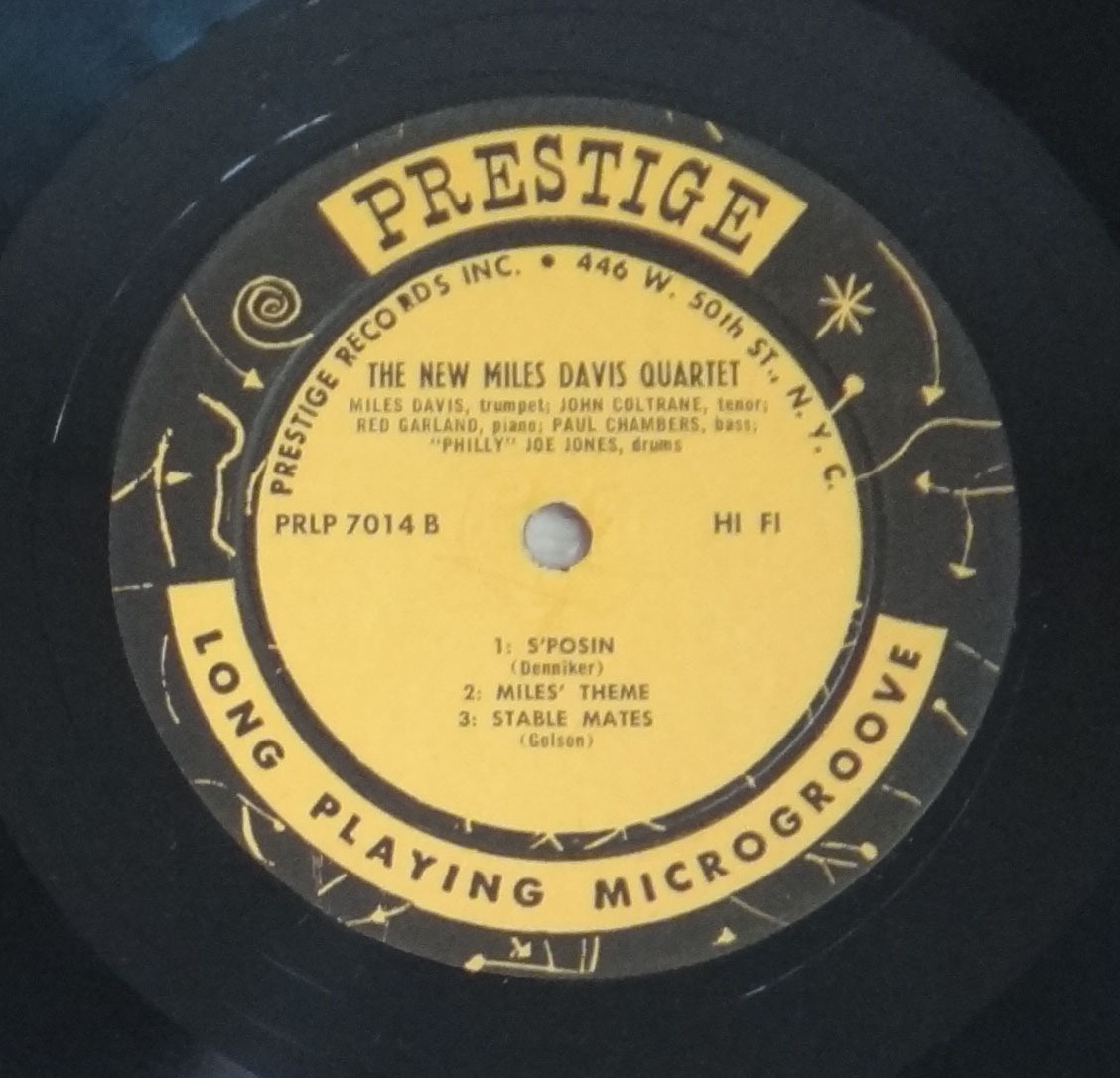 ⁄ Prestige Miles Davis The New Quintet DAVIS :: Jazz – 小川の