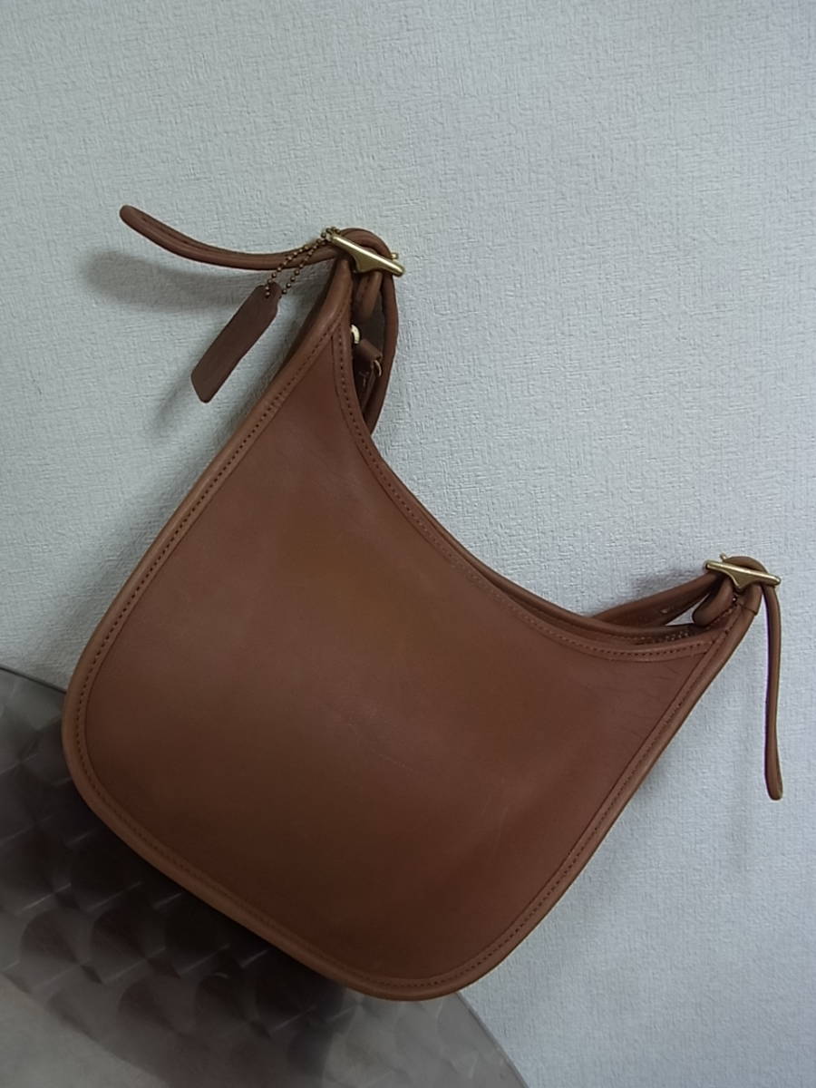 COACH コーチ ショルダーバッグ ブラウン レザー 無地 K5B-9950