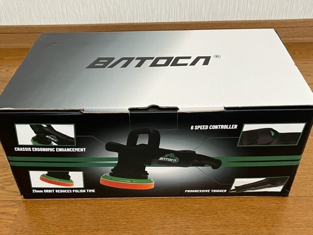 ☆BATOCA ダブルアクションポリッシャー 125 mm 700W 偏芯量21ｍｍ 新品 未使用（リョービ5ｍコードに交換済み）☆ 