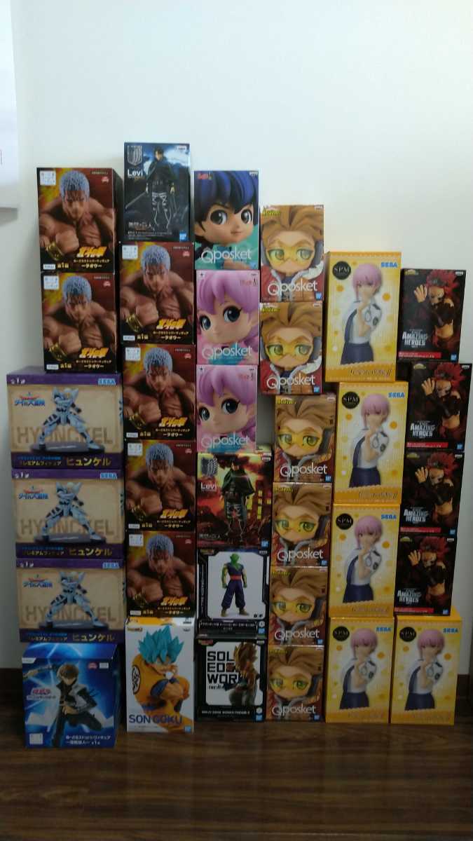 送料無料 1円スタート 人気アニメフィギュア 未開封 33体 まとめ売り 