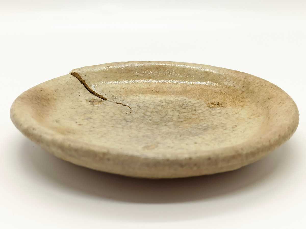 3☆京焼名工 村田亀水 天平漆胡瓶形 水注型 赤海鼠釉 水注 煎茶道具